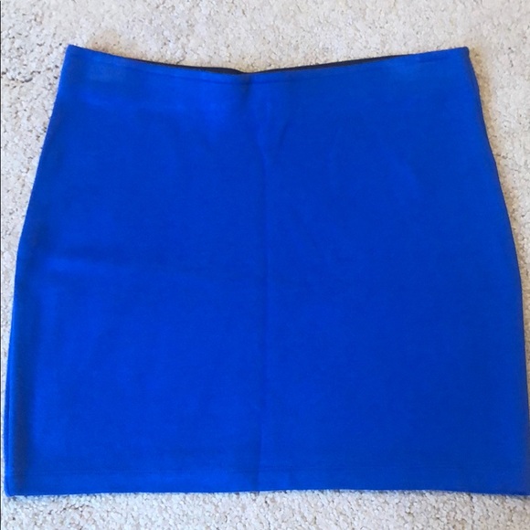 Forever 21 Cobalt Blue Mini Skirt - Picture 1 of 3